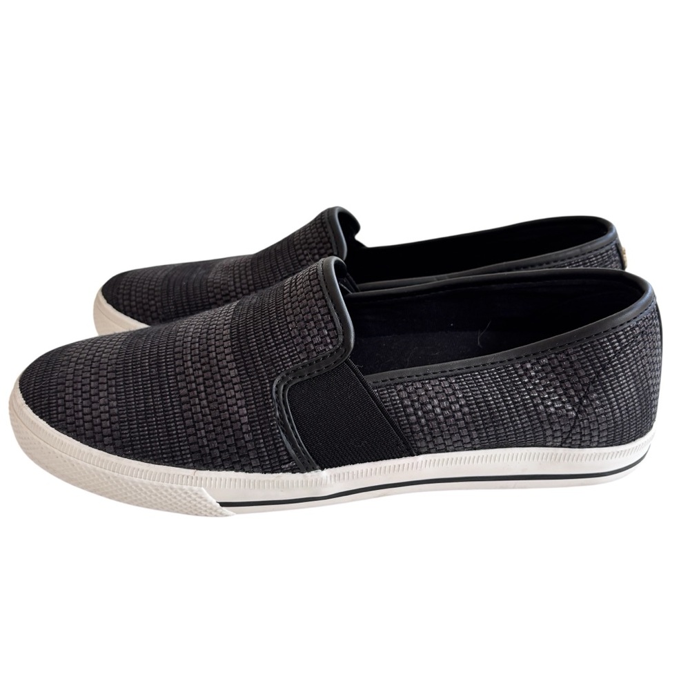 LAUREN RALPH LAUREN Women's Jinny Slip-On Black Sneakers Size 8